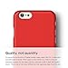 iPhone 6S Case, elago® [Slim Fit 2][Soft Feel Extreme Red] - [Light][Minimalistic][True Fit] – for iPhone 6/6S