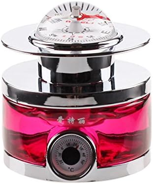Car perfume seat upscale decorated with compass thermometer car jewelry