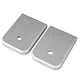 Aluminum Mag Base Plate for Glocks (Silver, 9mm/.40S&W/.357SIG/.45GAP)