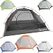Hyke & Byke 2 Person Backpacking Tent with Footprint - Lightweight Yosemite Two Man 3 Season Ultralight, Waterproof, Ultra Compact 2p Freestanding Backpack Tents for Camping and Hiking (Orange) primary