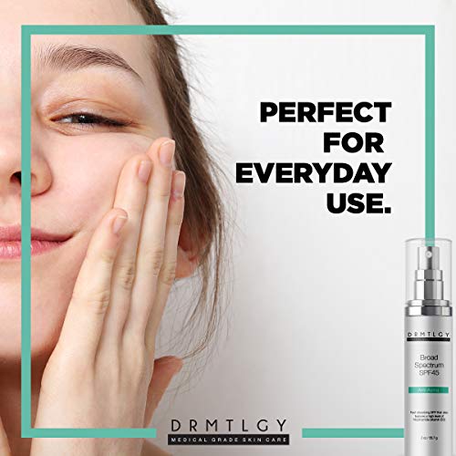 DRMTLGY Anti Aging Clear Face Sunscreen and Facial Moisturizer with