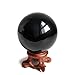 Mina Heal Black Obsidian Sphere for Meditation, Feng Shui, and Divination – Authentic Obsidian Crystal Ball for Protection and Energy Cleansing
