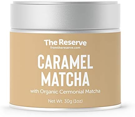 Caramel Matcha with Organic Ceremonial Matcha, THE RESERVE
