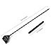 Segarty Stainless Steel Algae Scrapers, 2 Pack Glass Aquarium Cleaner, Long Handle Thin Sharp, for Fish Reef Plants Glass Tank, Blackthumb 4