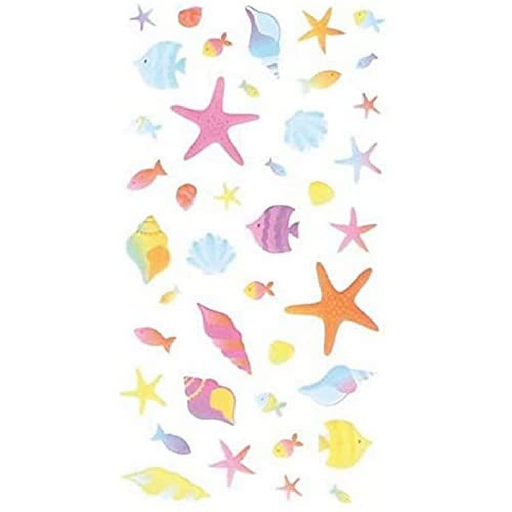 Artemio 3D Puffies Stickers - Mermaids & Shells