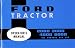 bishko automotive literature 1965 1972 1973 1974 1975 Ford Tractor Owners Manual User Guide Operator Book primary