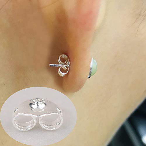 2 Sterling+Earring+Replacement+Locking+Earrings
