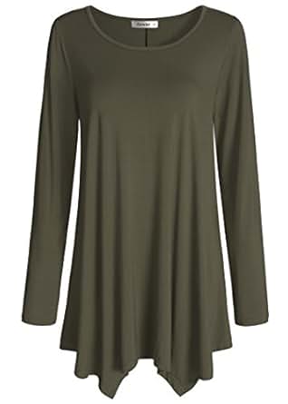 Cheap womens tunic tops for leggings pants