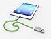 Pawtec Lightning to USB Charge Sync Cable Apple MFi Certified 6.6 Feet / 2 Meter Extra Long Braided for iPhone Xs/XS Max/XR/X / 8/8 Plus / 7/7 Plus / 6s 6, iPad Pro/Air/Mini (Lime Green)