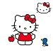Warehouse USA Hello Kitty Wall Accent Sanrio Classic Kitty Giant Decal