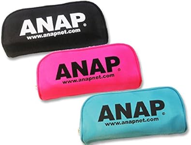 Amazon アナップ Anap Anap ロゴナイロンbigペンケース フリー ブラック 27 Anap アナップ ポーチ