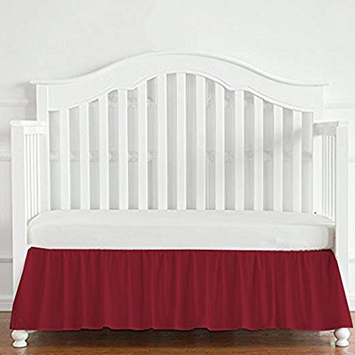 burgundy crib bedding