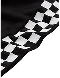 Mini falda con estampado a cuadros para dama