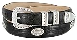 Black Mesa Italian Calfskin Leather Dress Concho Belt