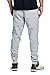 PROGO USA Men's Joggers Sweatpants Basic Fleece Marled Jogger Pant Elastic Waist (Small, Heather Grey)