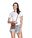 INICAT Small Crossbody Bags for Women Unique Gifts for Teenage Girl Cell Phone Purse Cross Body Bag For Woman Wallet Purse(Brown)