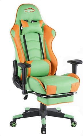 Gaming Chair Game Chair (Orange/green)