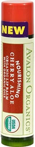 Avalon Organics - Nourishing Aloe Organic Lip Balm - Cherry ( 24 - .15 Oz)