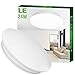 LE 24W 16-Inch Daylight White LED Ceiling Lights, 180W Incandescent (50W Fluorescent) Bulb Equivalent, 2000lm, 6000K, Ceiling Light Fixture, Ceiling Lighting, Flush Mount Light