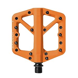 Crankbrothers Stamp Flat BMX/MTB Bike Pedal – Platform Bicycle Pedal, Minimal Profile, Adjustable Grip