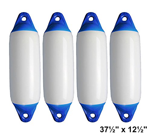 SupaFend-Set-of-4-Boat-FendersBumpers-for-DockingMooring-White SupaFend-Set-of-4-Boat-FendersBumpers-for-DockingMooring-White