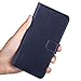 HOOMIL Wallet Case for Apple iPod Touch 7/6/5, [Classic Business Series] Flip Leather Cover - Blue