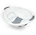 Kitchen Colander 5 Quart with Handles and Base - perfect for Straining Vegetables Pasta and other food