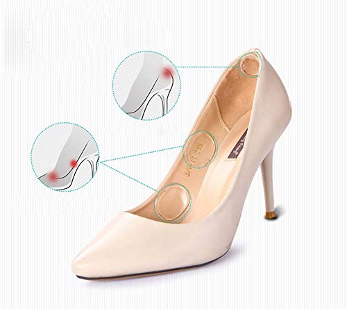 6 Sheets 36 Pcs Transparent Shoe Blister Pads Circle Silicone Gel Soft Spot Sticker Invisible Anti-Abrasion Self-Adhesive Inserts Insoles Foot Protect Care Tools