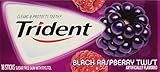 Trident Sugar Free Gum (Black Raspberry Twist, 18-Piece, 12-Pack)