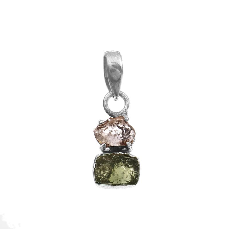 atharv JEWELS 925 Sterling silver Natural Moldavite