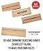 Buzzed Blocks Adult Drinking Game - 54 Blocks with Hilarious Drinking Commands on 40 of Them | Perfect Party Starter | Entertaining Party Game for Adults | Novelty Funny Gift (Natural)