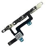 Johncase New OEM Original Volume Control Mute Button Connector Flex Cable Replacement Repair part with Bracket Pre-installed for iPhone 6 4.7