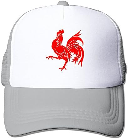 Cap Red Chicken Graphic Mesh Hat