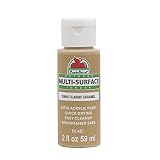 Apple Barrel 21981E Multi Surface Acrylic Paint, 2 oz, Classic Caramel