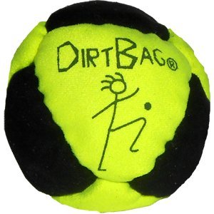 Dirtbag Classic Footbag - Fluorescent yellow/black