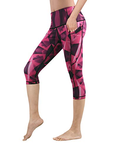 printed yoga capris