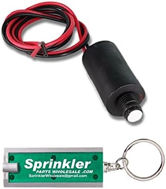 HUNTER 9 Volt DC Latching Solenoid 458200 for SVC WVC SCH Node Battery Timers; 9V; Includes a Free Sprinkler Wholesale Flashlight Keychain (4)