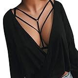 Goddessvan Women Girls Sexy Halter Elastic Cage Bra