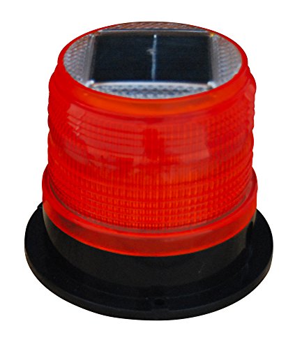 Dock Edge Solar Marker Light, Red