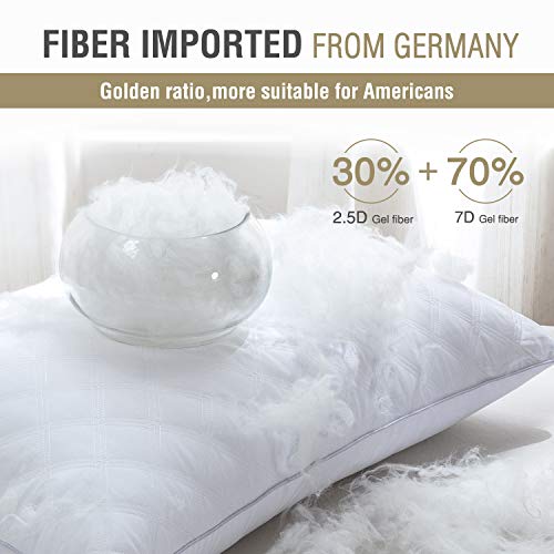 SORMAG Bed Pillows for Sleeping Set of 2, Standard Size 20 x 26 Inches