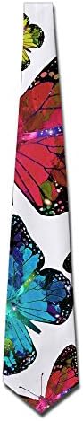 Monarch Butterfly Galaxy Mens Fashion Necktie Stylish 100% Silk Tie