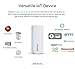 Foobot Indoor Air Quality Monitor for Homeowners Renters & HVAC Pros - Measures VOC PM2.5 Humidity Temperature - Works with 120+ IoT Devices via Wifi - Best Protection from Mold & Indoor Air Pollution