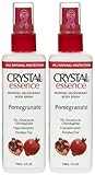 CRYSTAL DEODORANTS DEOD BDY SPRY,MNRL,PMGRNT, 4 FZ, 2 PACK