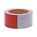 DOT-C2 Safety Tape Reflective Tape Auto Car Red and White Adhesive Ultra Bright Honeycomb Polygonal Reflective Strip(2