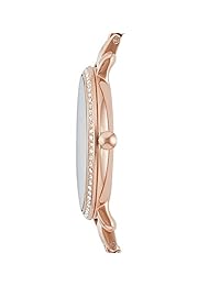Reloj Fossil Jacqueline Rose Goldtone Bracelet para mujer con bisel brillante