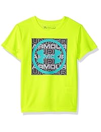 Under Armour camiseta de manga corta con logo grande para niños pequeños