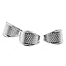 Ioffersuper 5X Thimble Sewing Quilting Metal Thimble Ring DIY Leather Craft Finger Protector