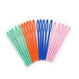 CrazyDeal 20Pcs Child Plastic Kid Weave Education Sewing Knitting Cross Stitch Knit Needle Random Color