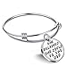 lauhonmin Graduation Bracelets for Women Congratulations Bracelets for Women College Graduation Gifts for Her New Job Gifts - She Believed She Could So She Did