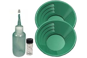 Sluice Monkey (2 Pack 14" Green Gold pan panning kit.